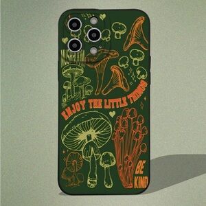 Fairycore Mushroom Print Phone Case for iPhone 11